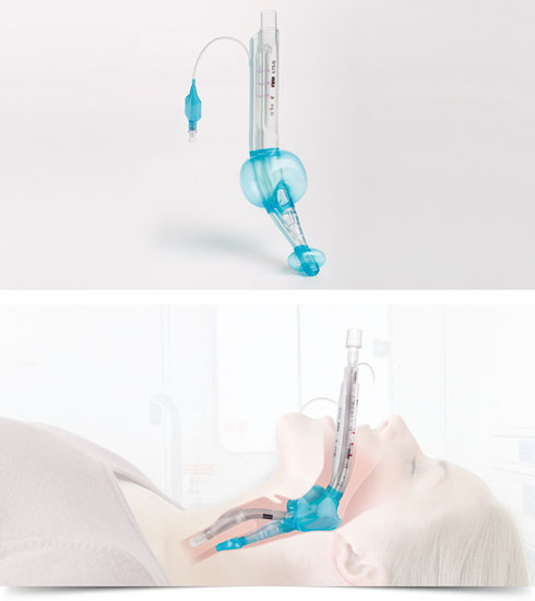 Tub laringian pentru intubatie cu tub de drenare iLTS-D