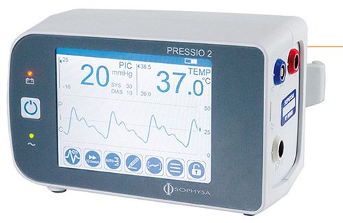 Monitor pentru masurarea presiunii si temperaturii intracraniene PRESSIO